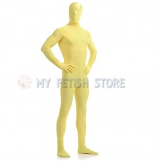 Full Body yellow Lycra Spandex Bodysuit Solid Color Zentai suit Halloween Fancy Dress Costume Full Body yellow Lycra Spandex Bodysuit Solid Color Zentai suit Halloween Fancy Dress Costume